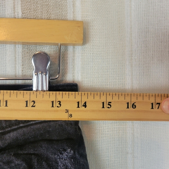 Abercrombie & Fitch Curve Love The 90s Straight Ultra High Rise Jeans Size 26/2s - Picture 4 of 9